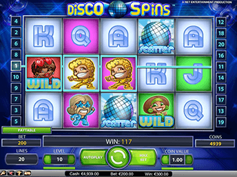 Игровой аппарат Disco Spins